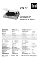 Dual CS-511-Service-Manual 
